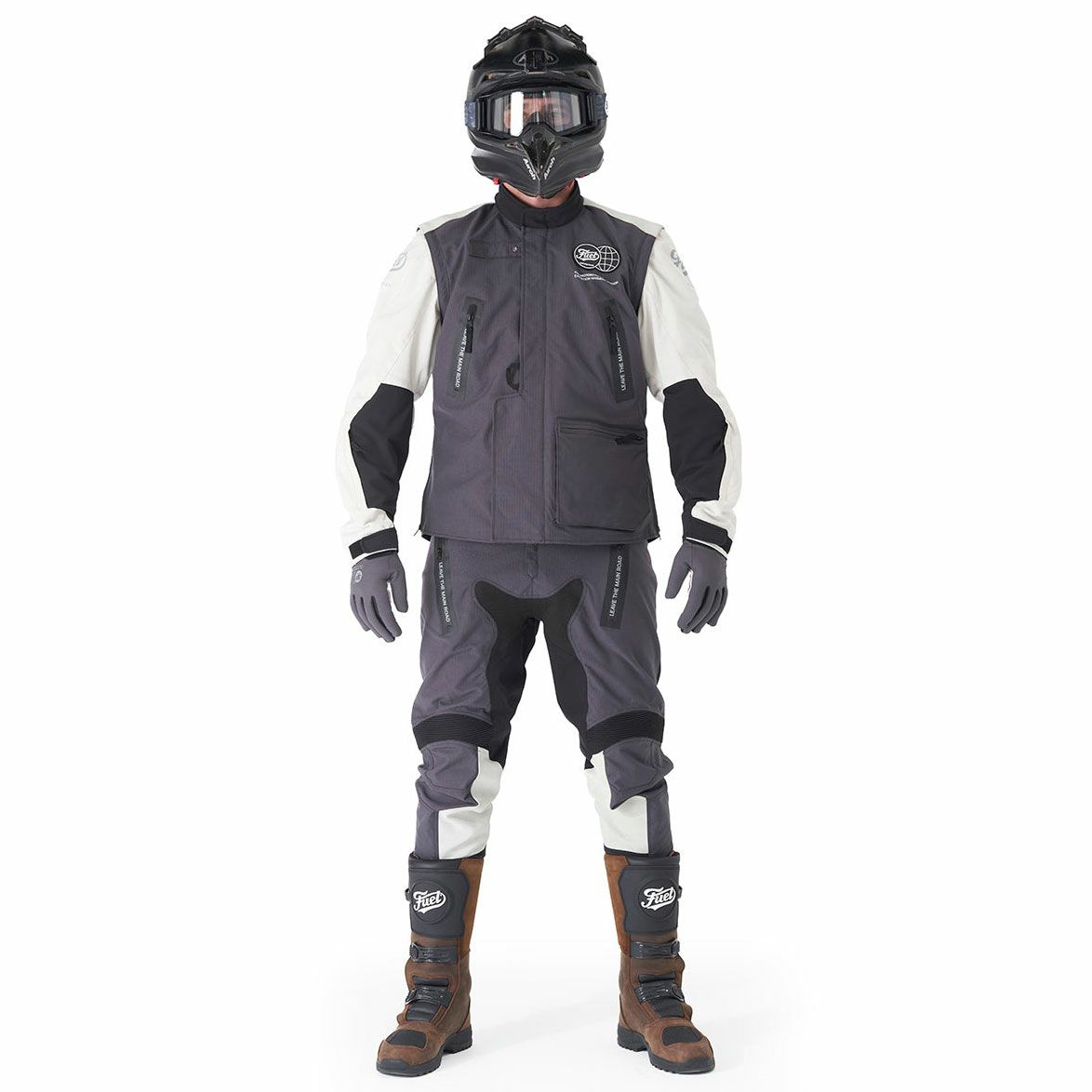 Fuel Motorcycles｜エンデュレージ ジャケット｜ファブリック｜ダークグレー｜着用