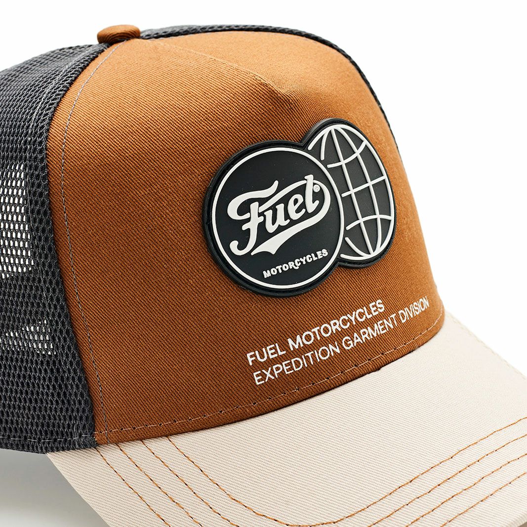 Fuel Motorcycles｜ロゴ キャップ｜帽子｜ブラウン