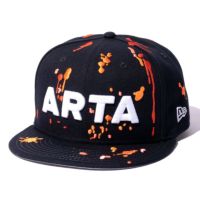 ARTA｜ニューエラ ナインフィフティ ARTA スプラッシュ｜帽子｜ネイビー×オレンジ