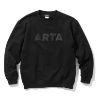 ARTA｜ARTA ロゴ スウェット シャツ｜ブラック