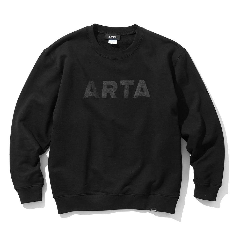 ARTA｜ARTA ロゴ スウェット シャツ｜ブラック