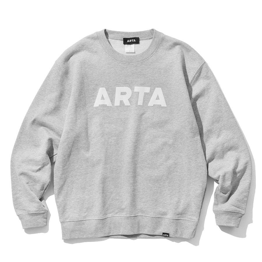 ARTA｜ARTA ロゴ スウェット シャツ｜グレー