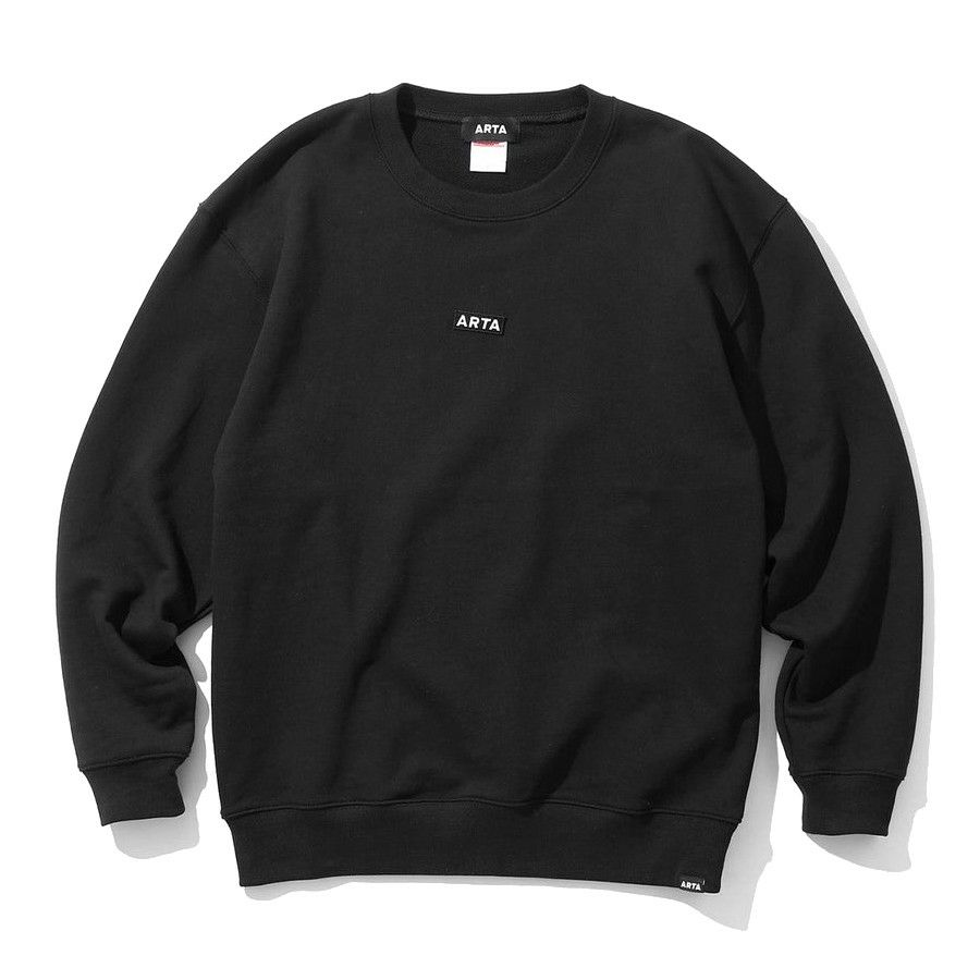 ARTA｜ARTA ボックス ロゴ スウェット シャツ｜ブラック