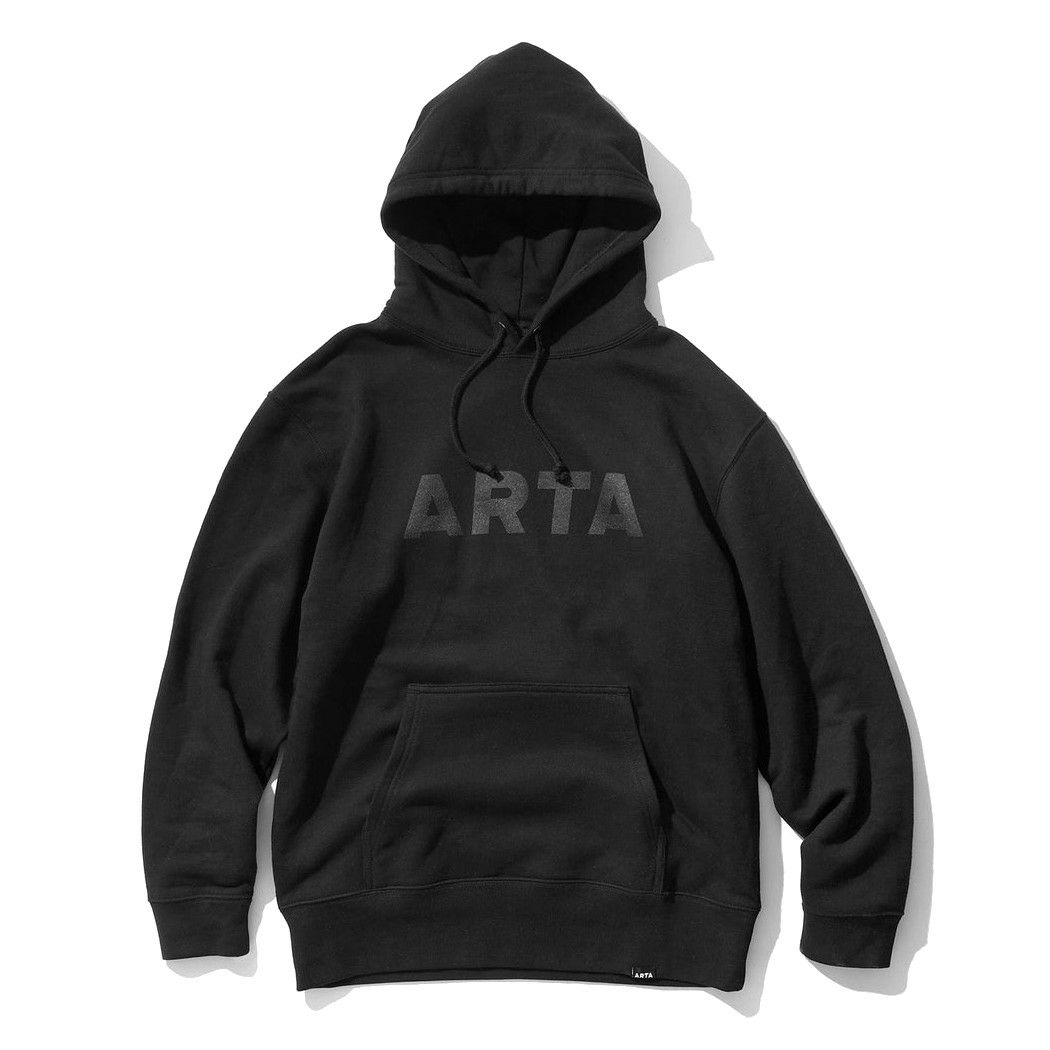 ARTA｜ARTA ロゴ スウェット フーディ｜ブラック