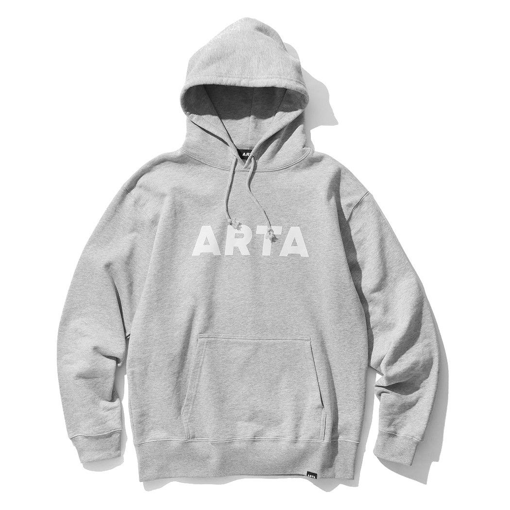 ARTA｜ARTA ロゴ スウェット フーディ｜グレー