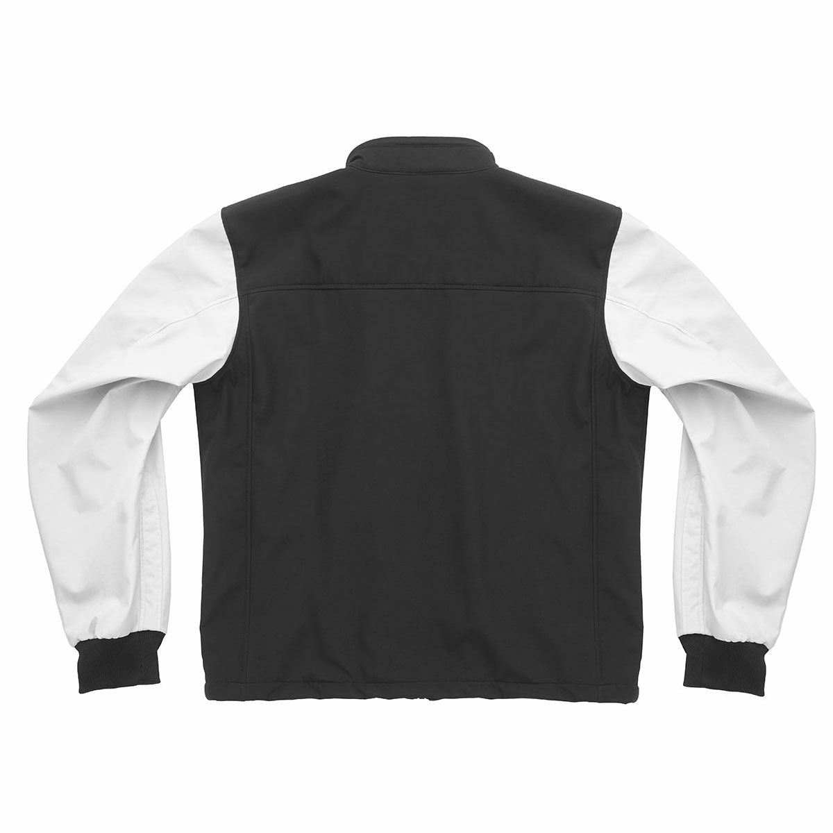 Fuel Motorcycles｜パトロール ソフトシェル ジャケット｜ファブリック｜ブラック×ホワイト