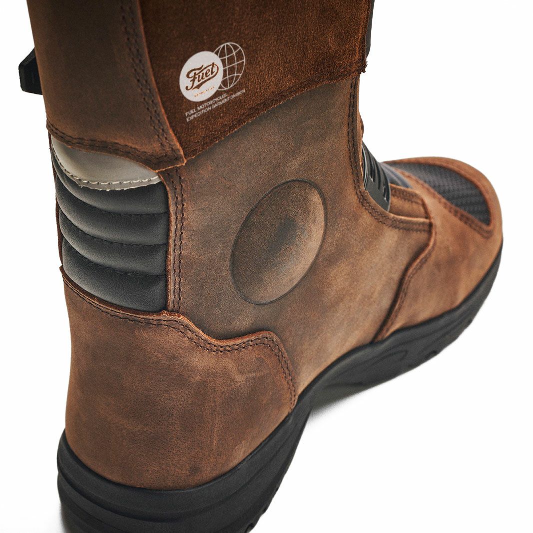 Fuel Motorcycles｜ラリー レイド ブーツ｜ブーツタイプ｜ブラウン