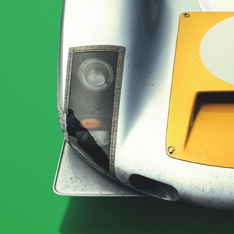 Automobilist｜PORSCHE 906 日本グランプリ 1967 ミニ エディション ポスター｜