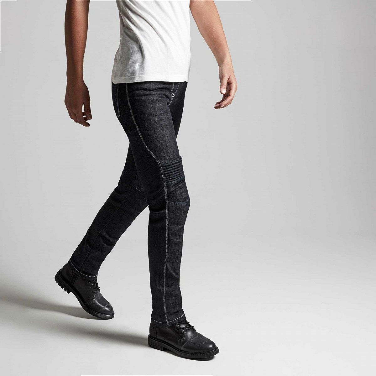 SPIDI｜フォーリアス プロ レディ｜デニム｜ブラック×ブルー｜モデル着用