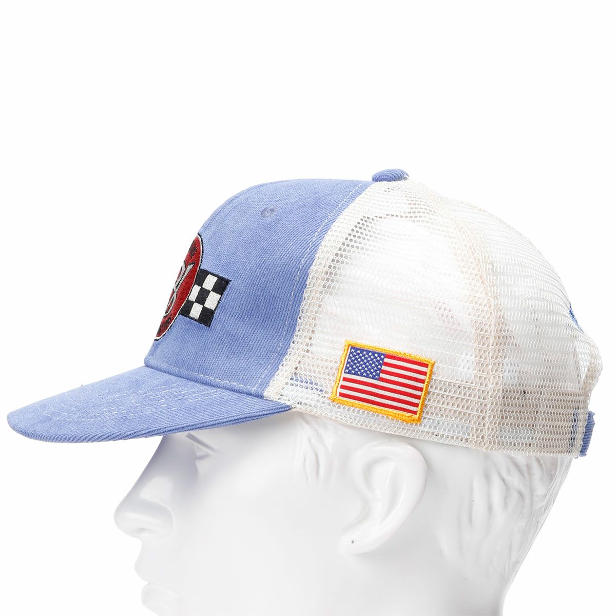 Warson Motors｜V8 キャップ｜帽子｜ブルー