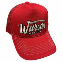 Warson Motors｜ベーシック キャップ｜帽子｜レッド