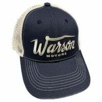 Warson Motors｜ベーシック キャップ｜帽子｜ネイビーブルー