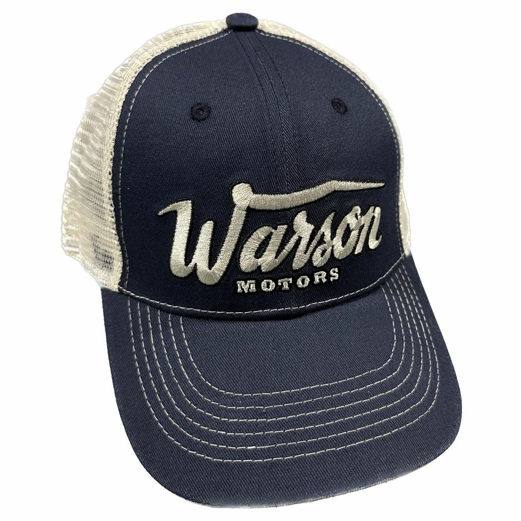 Warson Motors｜ベーシック キャップ｜帽子｜ネイビーブルー