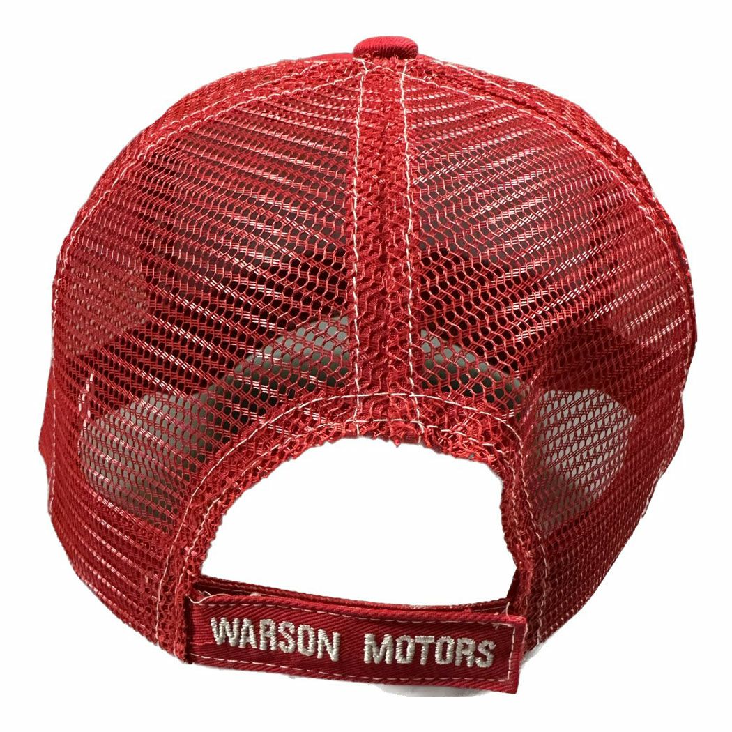 Warson Motors｜ベーシック キャップ｜帽子｜レッド