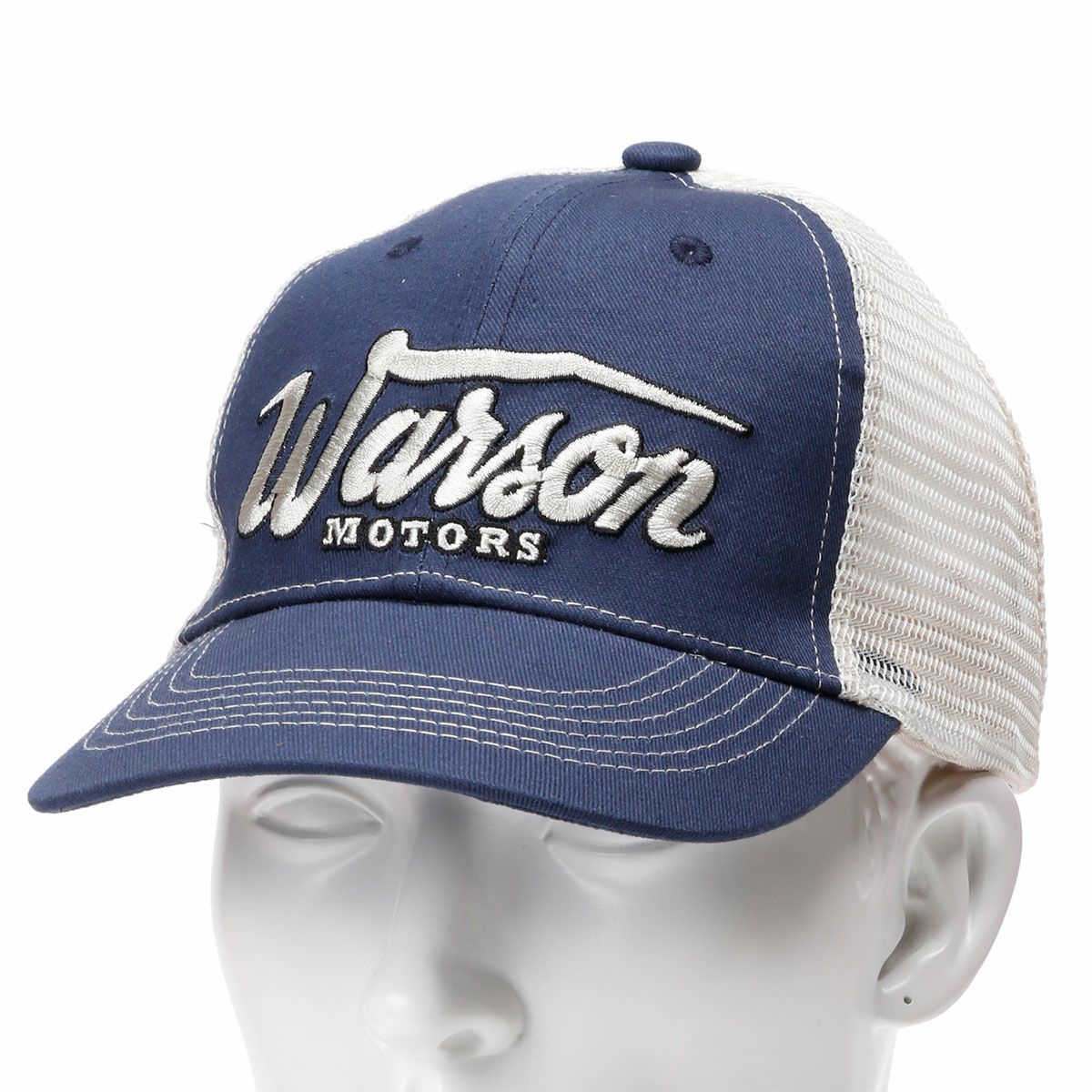 Warson Motors｜ベーシック キャップ｜帽子｜ネイビーブルー