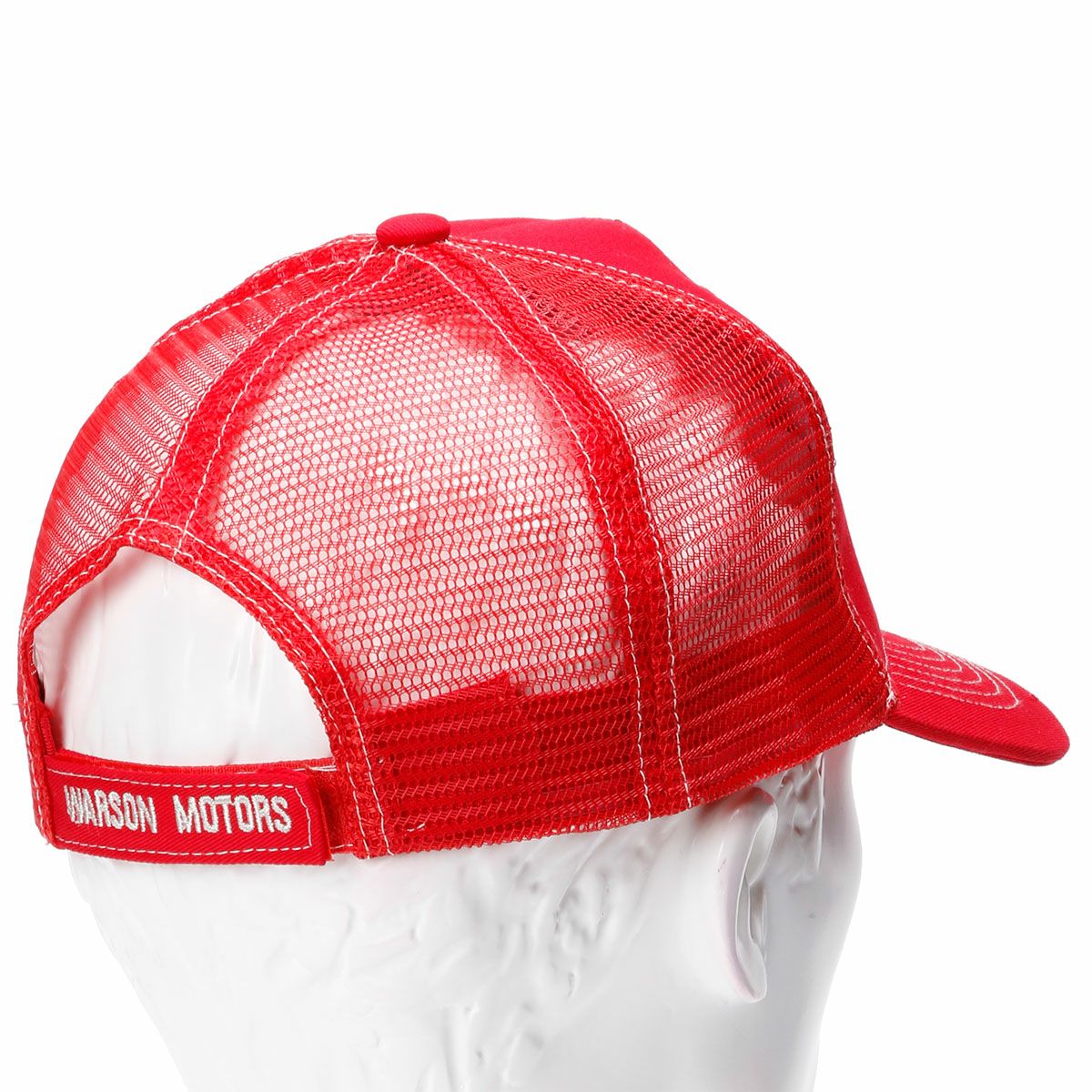 Warson Motors｜ベーシック キャップ｜帽子｜レッド