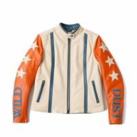 WILDUST｜スター ＆ ストライプ レザー ジャケット｜レザー｜ブリック