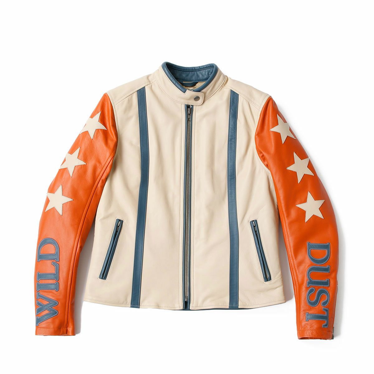 WILDUST｜スター ＆ ストライプ レザー ジャケット｜レザー｜ブリック