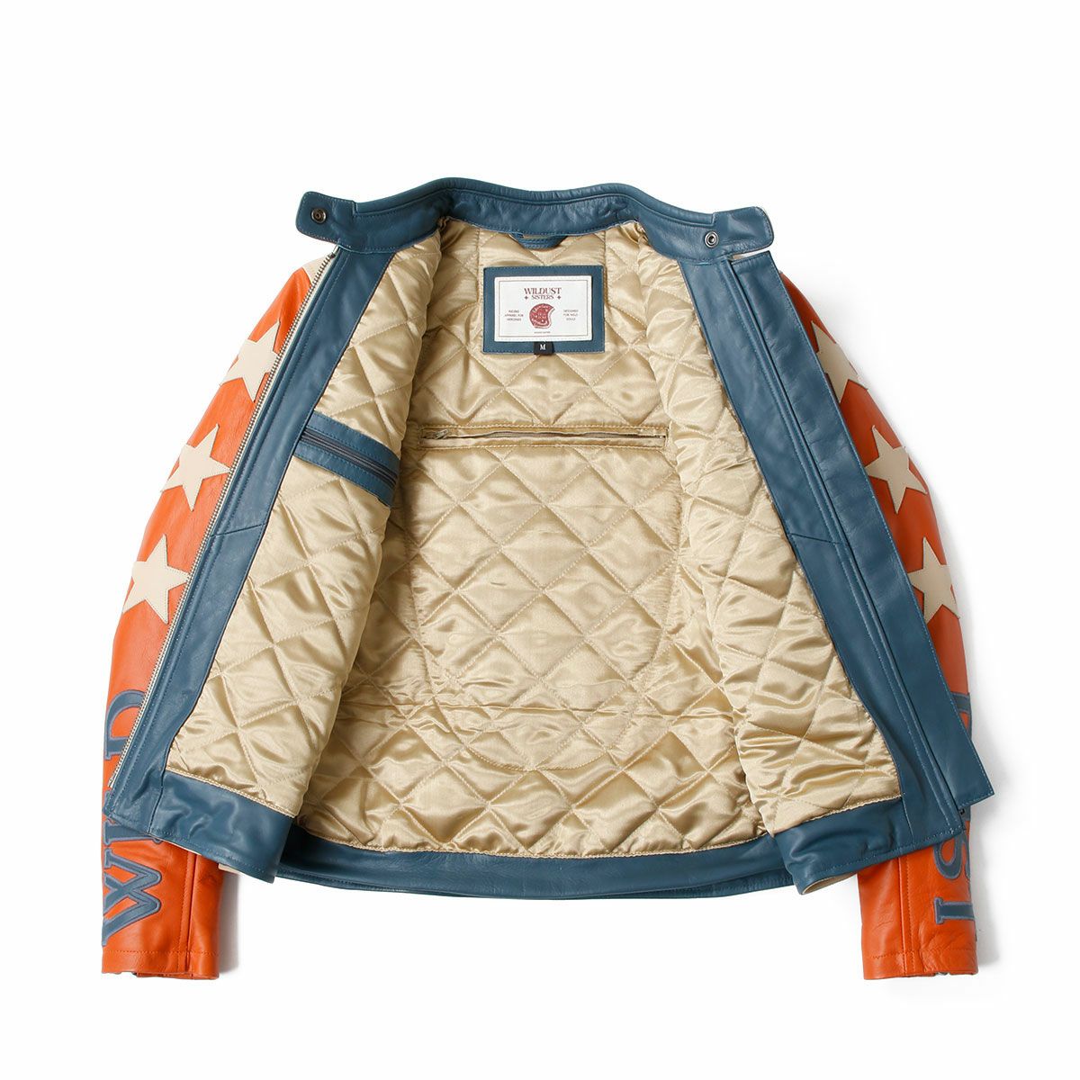 WILDUST｜スター ＆ ストライプ レザー ジャケット｜レザー｜ブリック