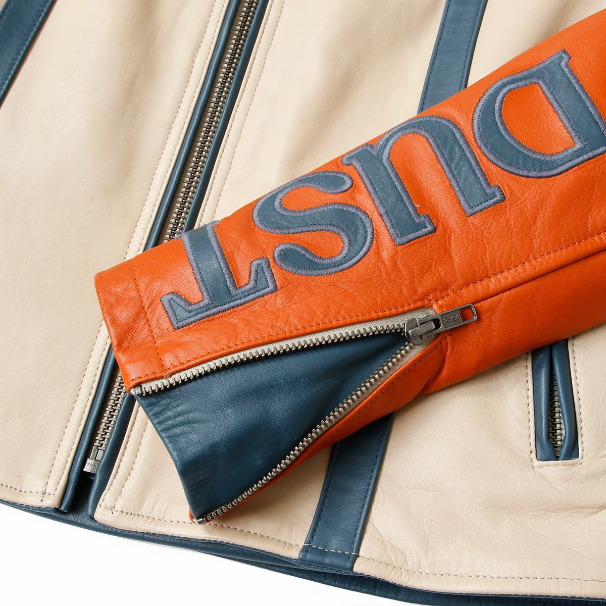 WILDUST｜スター ＆ ストライプ レザー ジャケット｜レザー｜ブリック