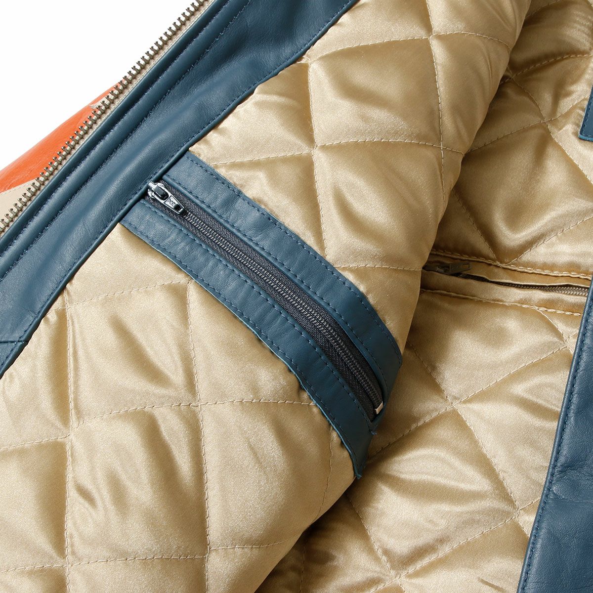 WILDUST｜スター ＆ ストライプ レザー ジャケット｜レザー｜ブリック