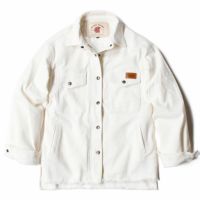 WILDUST｜アーマリス モト ジャケット｜ファブリック｜ホワイト