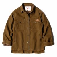 WILDUST｜アーマリス モト ジャケット｜ファブリック｜ダークキャメル