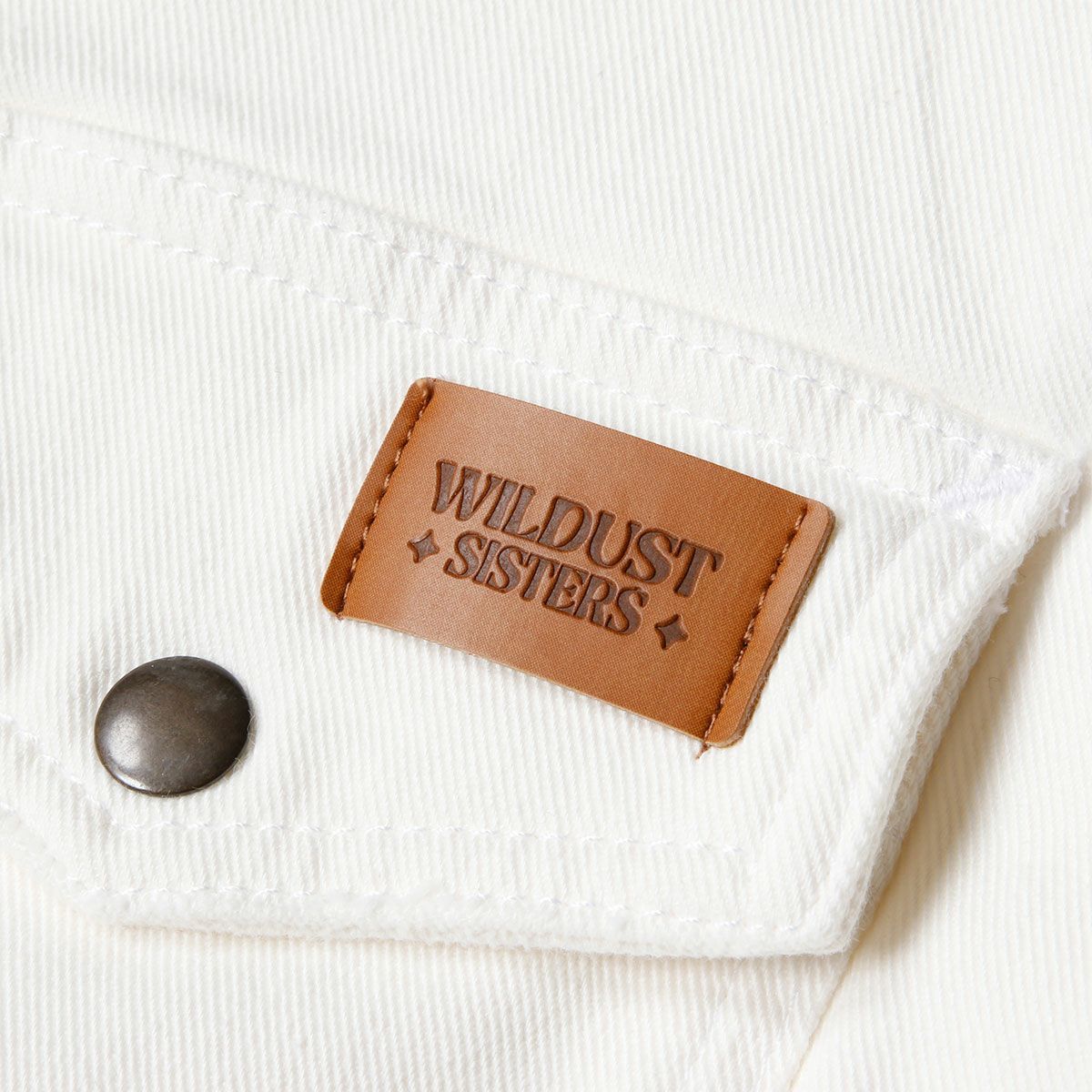 WILDUST｜アーマリス モト ジャケット｜ファブリック｜ホワイト