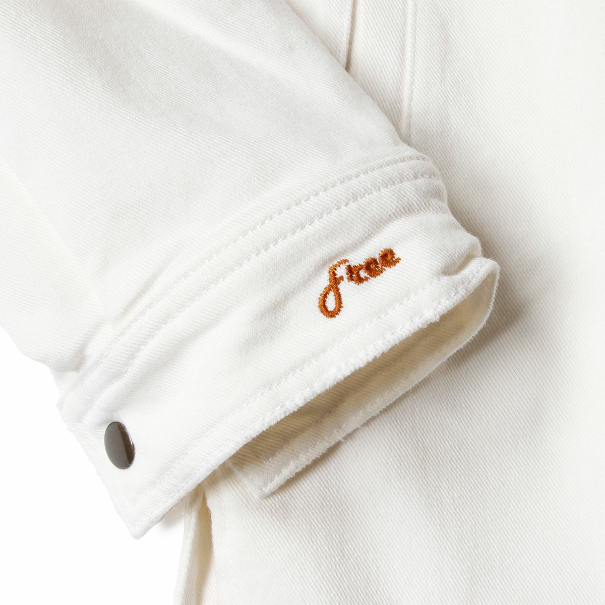 WILDUST｜アーマリス モト ジャケット｜ファブリック｜ホワイト