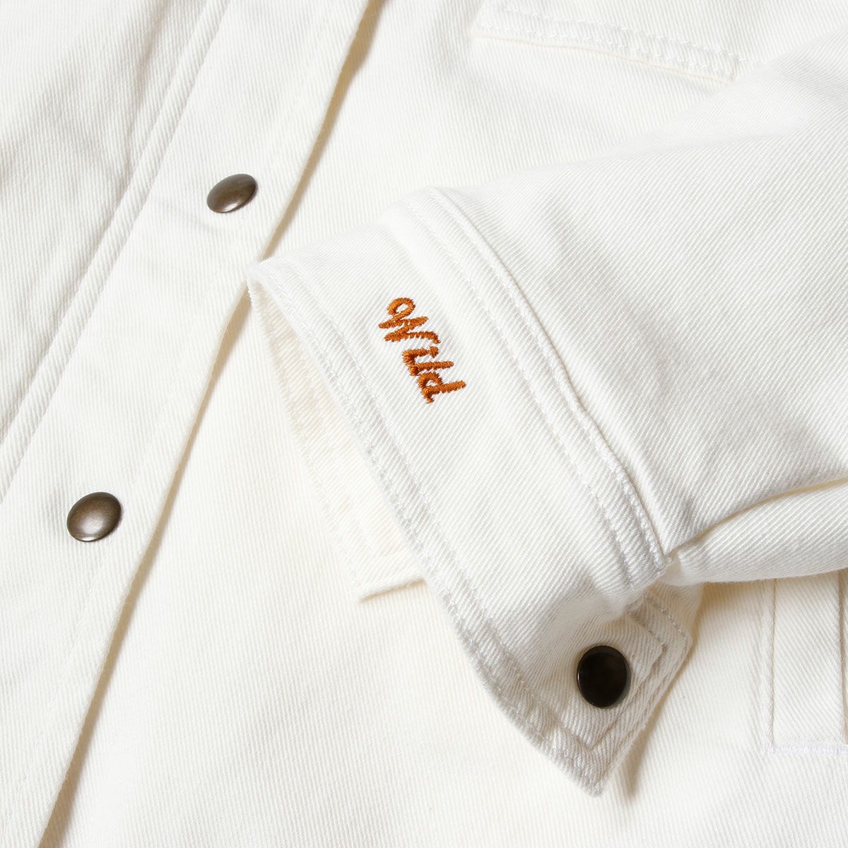 WILDUST｜アーマリス モト ジャケット｜ファブリック｜ホワイト