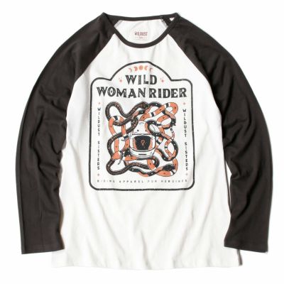 WILDUST｜ベースボール Tシャツ ワイルド WMN ライダー｜ロングスリーブ