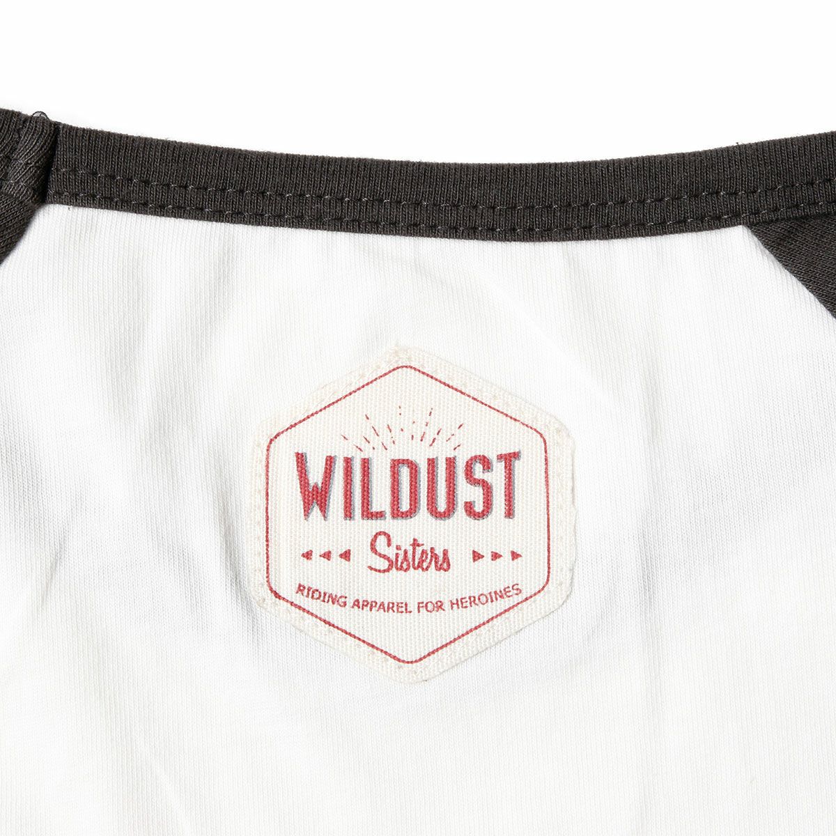 WILDUST｜ベースボール Tシャツ ワイルド WMN ライダー｜ロングスリーブ｜アイボリー×ブラック
