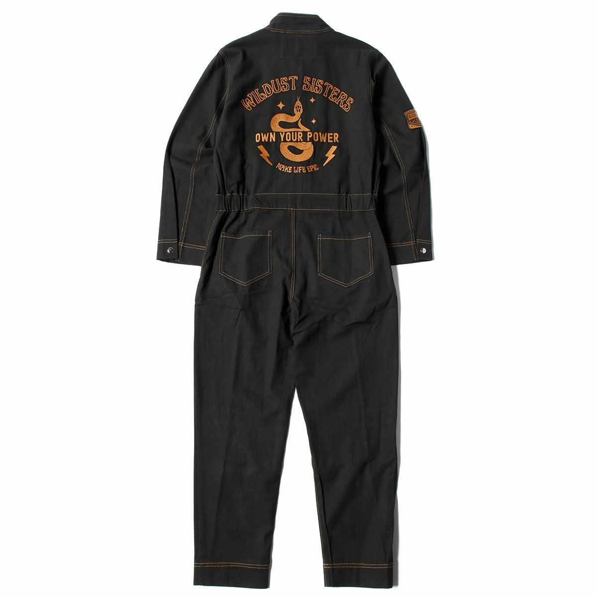 WILDUST｜アビエーター オーバーオール｜ブラック