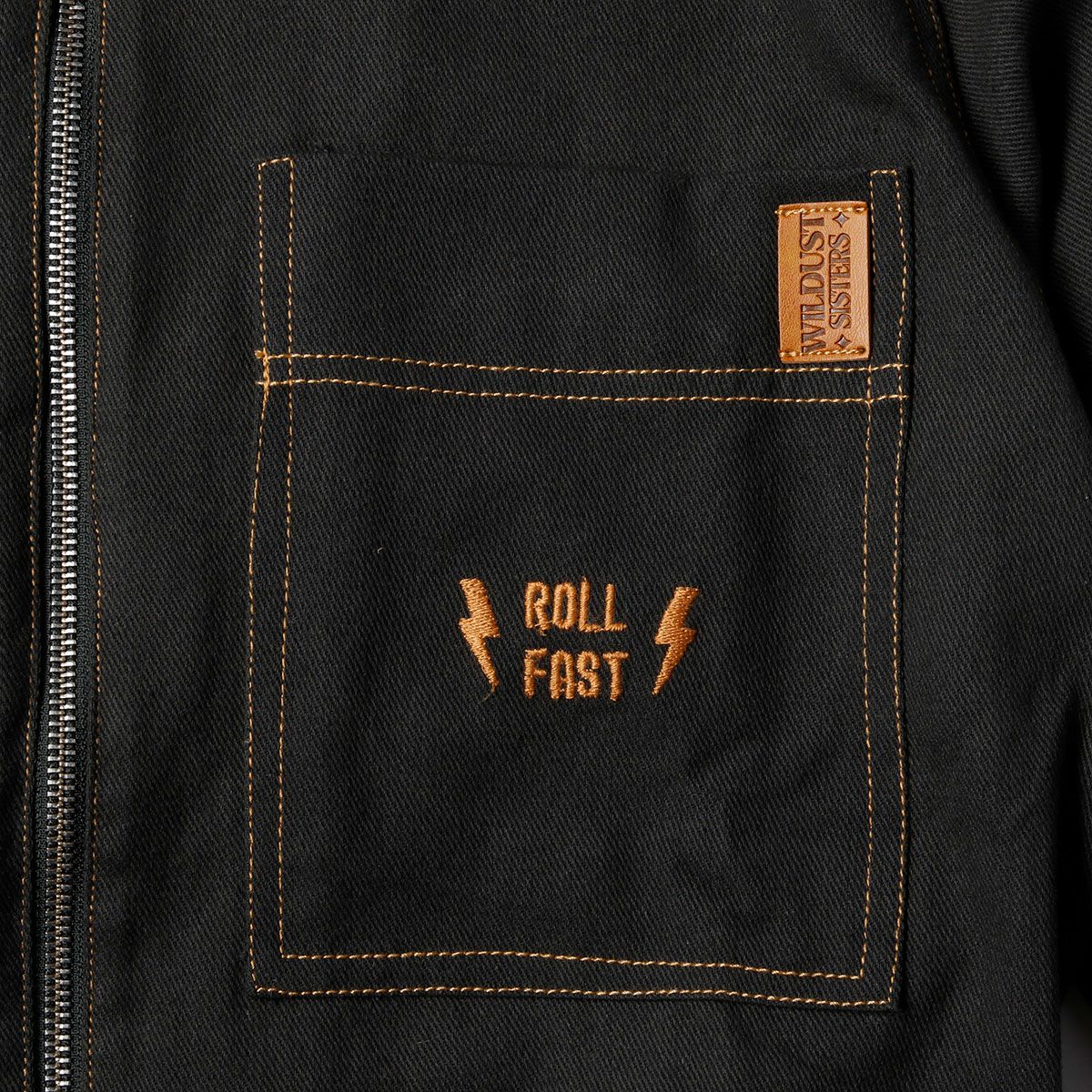 WILDUST｜アビエーター オーバーオール｜ブラック