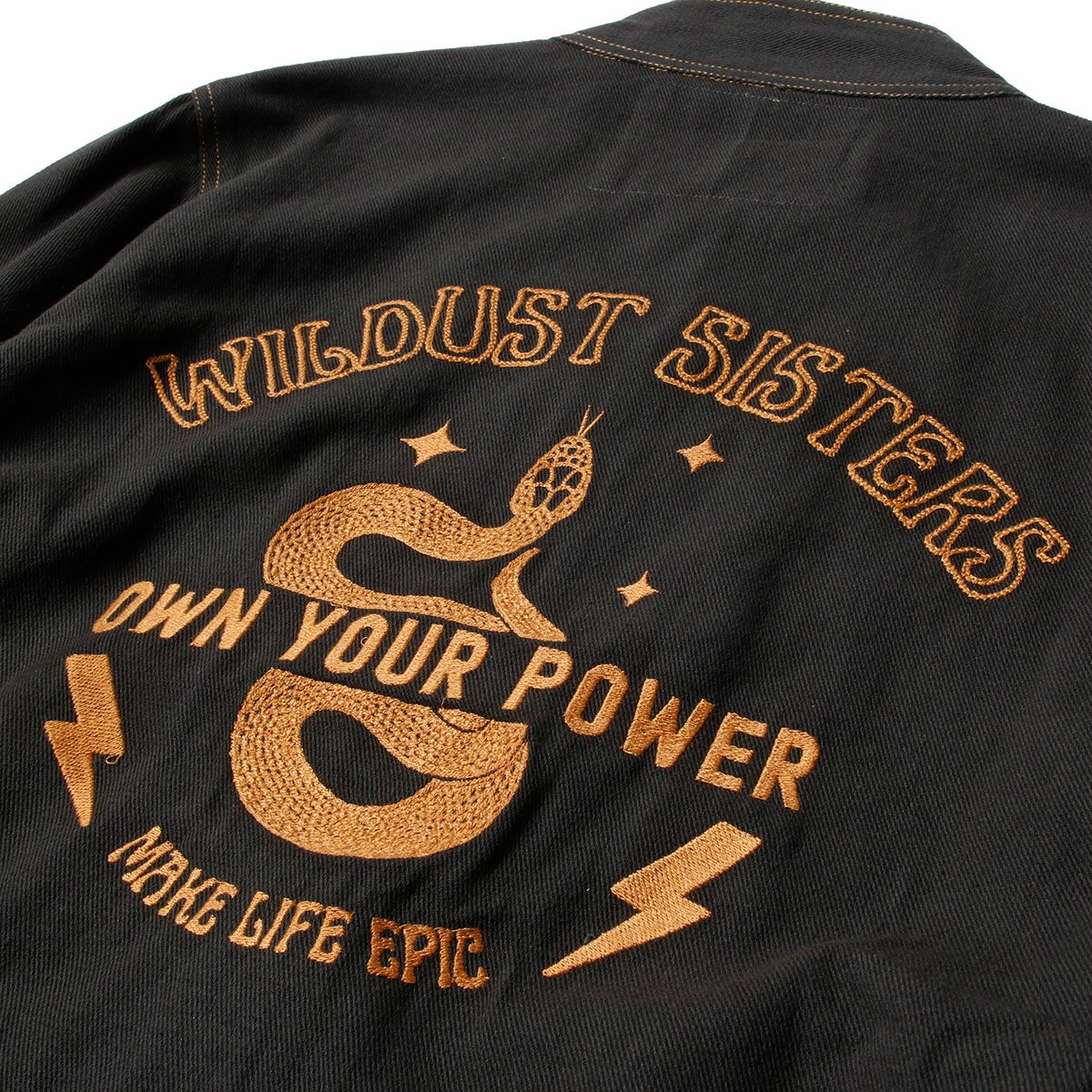 WILDUST｜アビエーター オーバーオール｜ブラック