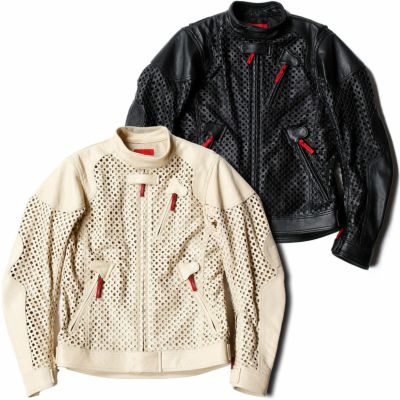 SHINICHIRO ARAKAWA｜パンチング レザー ジャケット｜レザー