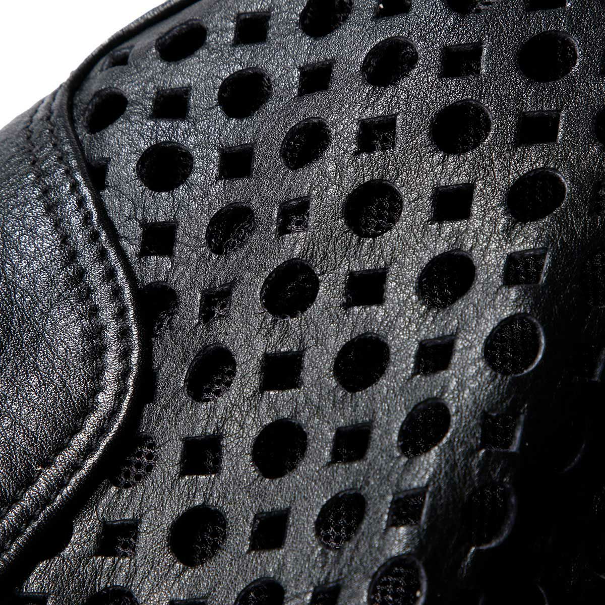 SHINICHIRO ARAKAWA｜パンチング レザー ジャケット｜レザー｜ブラック