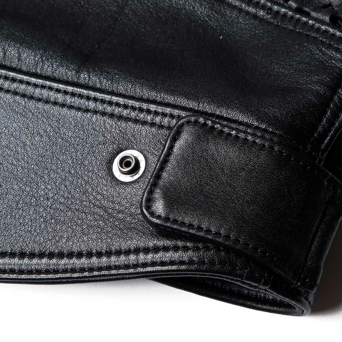 SHINICHIRO ARAKAWA｜パンチング レザー ジャケット｜レザー｜ブラック