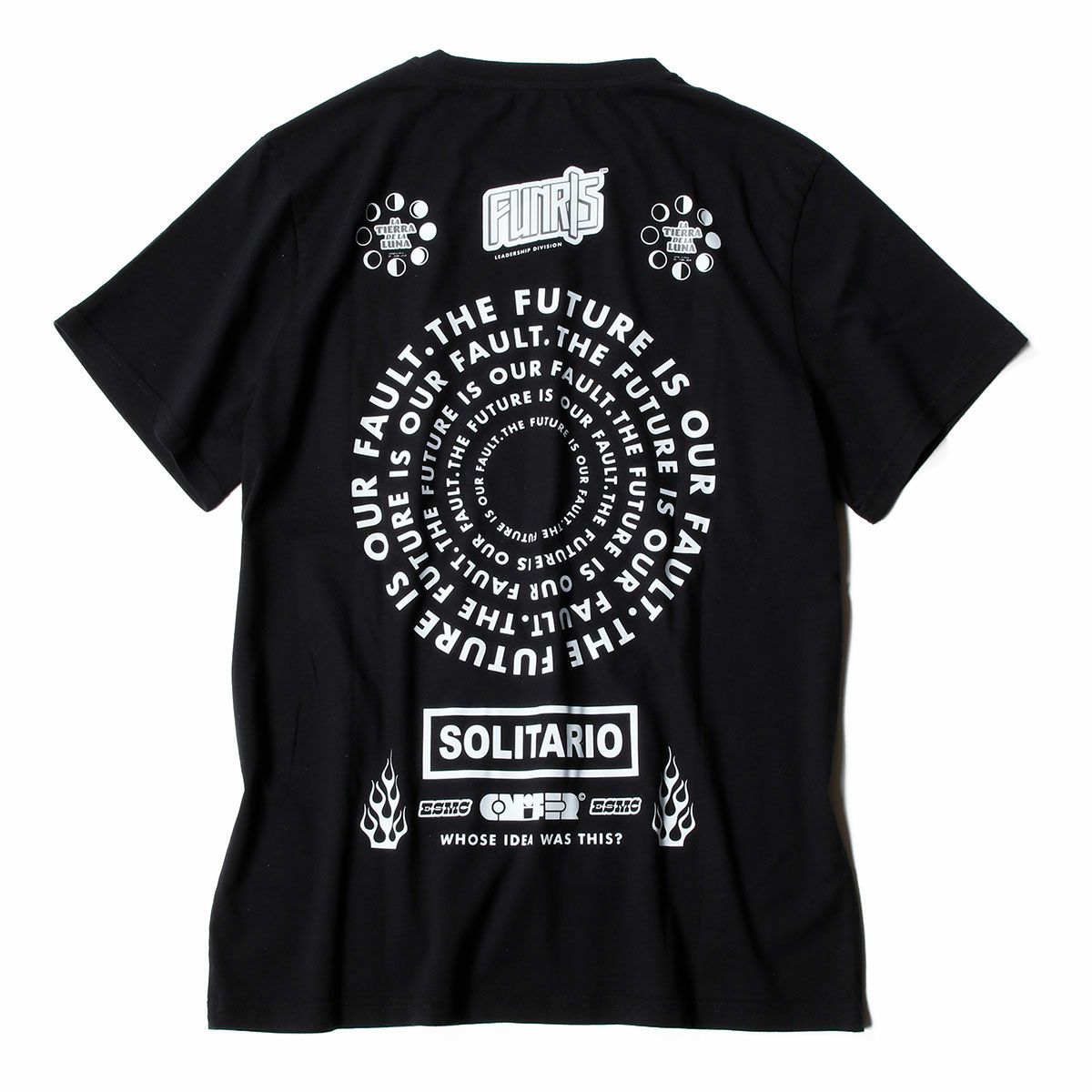 El Solitario｜ファンリス Tシャツ x オーナメントコニファー｜Tシャツ｜ブラック