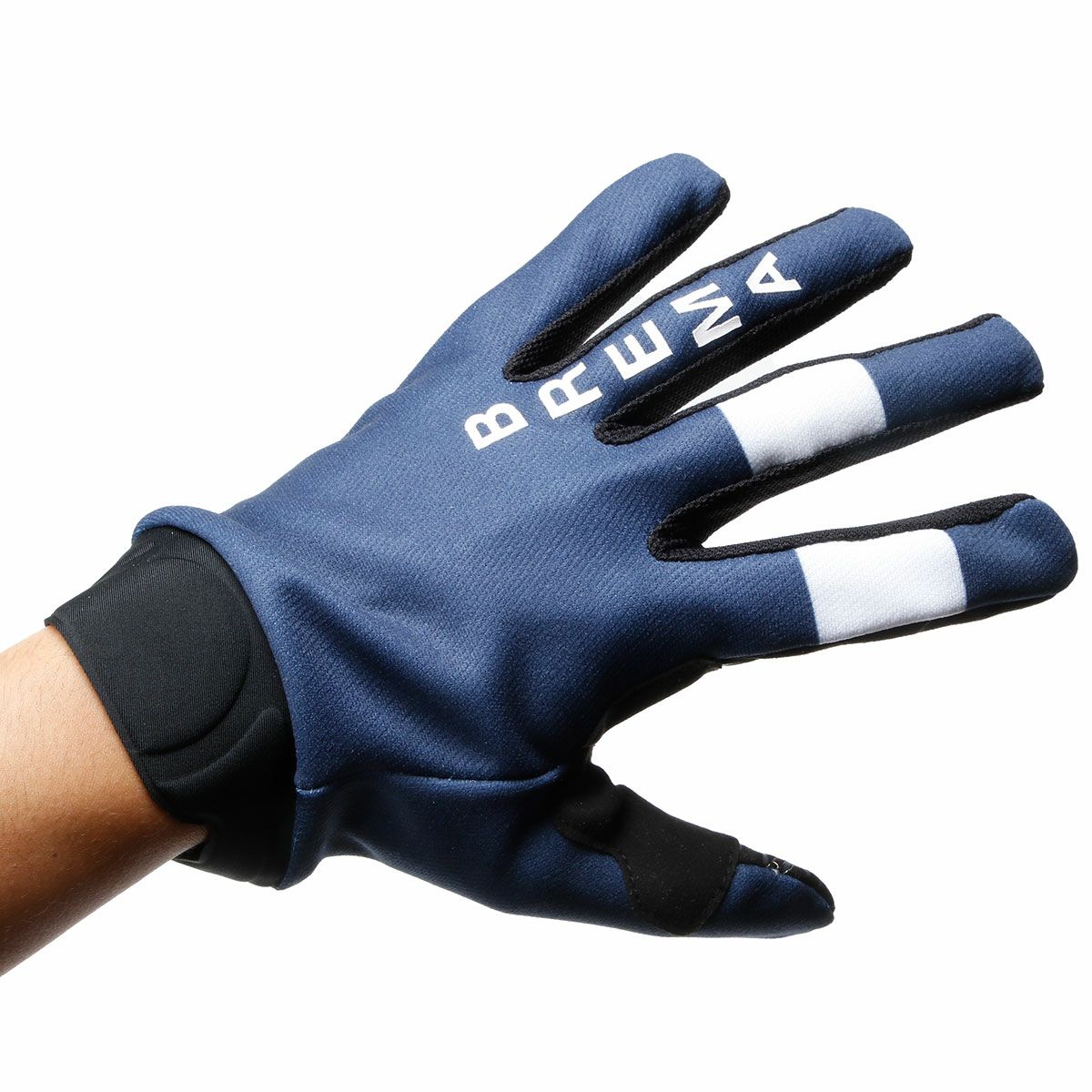 BREMA｜ヴァリ グローブ｜サマー｜ブルー×ブラック｜モデル着用