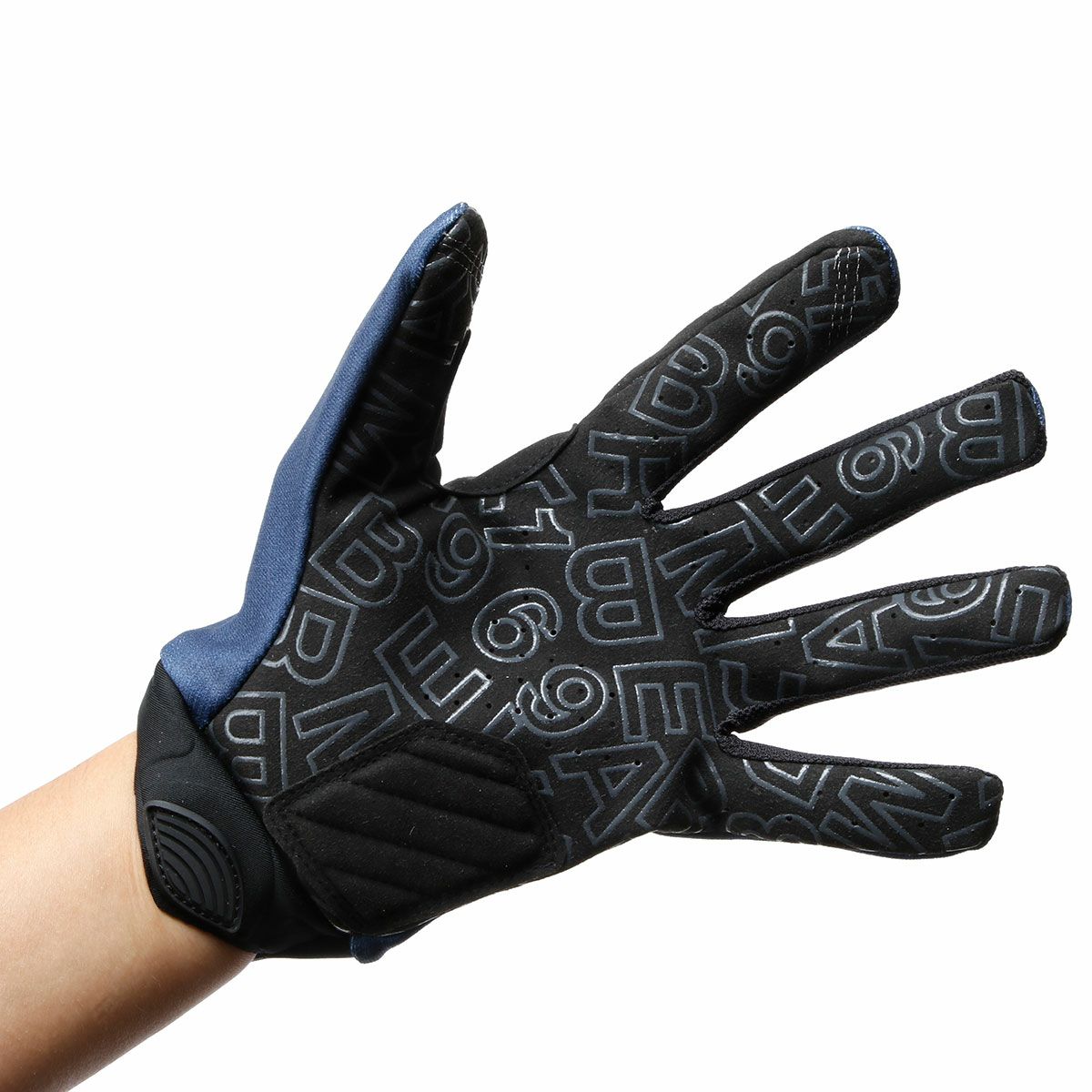 BREMA｜ヴァリ グローブ｜サマー｜ブルー×ブラック｜モデル着用