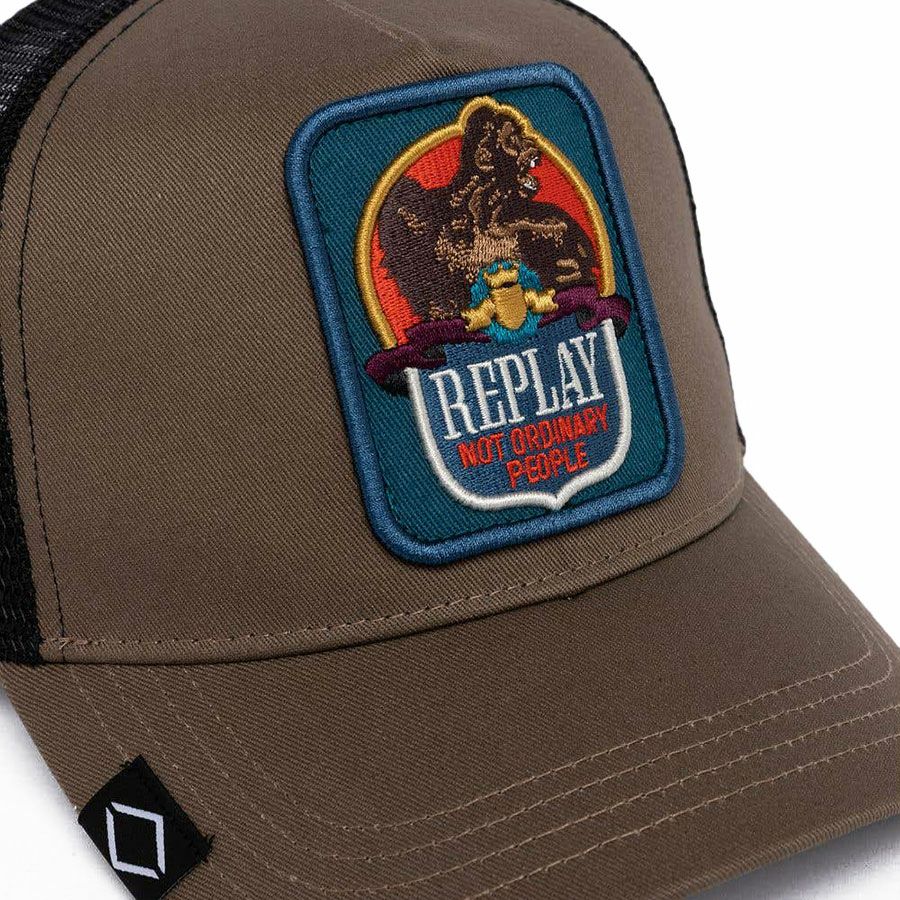 ALT Replay｜オラウータンパッチ キャップ｜帽子｜ペールヘザーブラウン