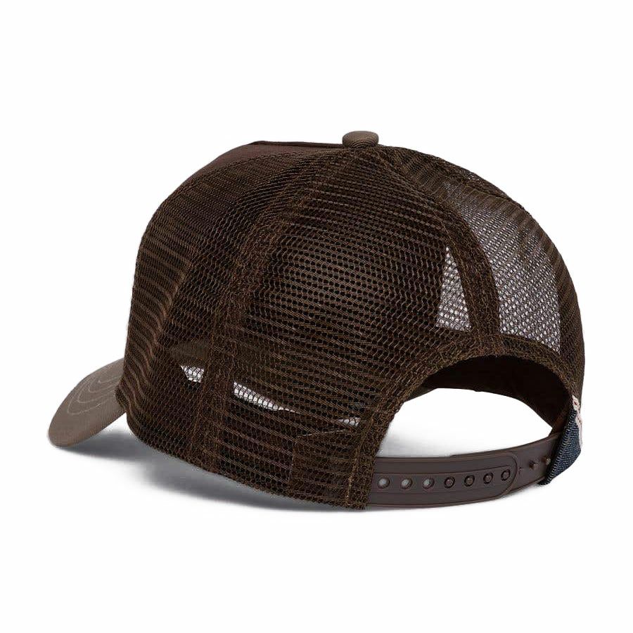 Replay｜ライオンパッチ キャップ｜帽子｜ペールヘザーブラウン×ブラウンココア