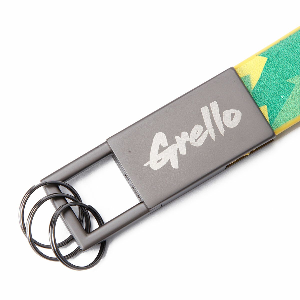 Manthey Racing｜マンタイ レーシング Grello キーリング｜キーホルダー｜イエロー×グリーン