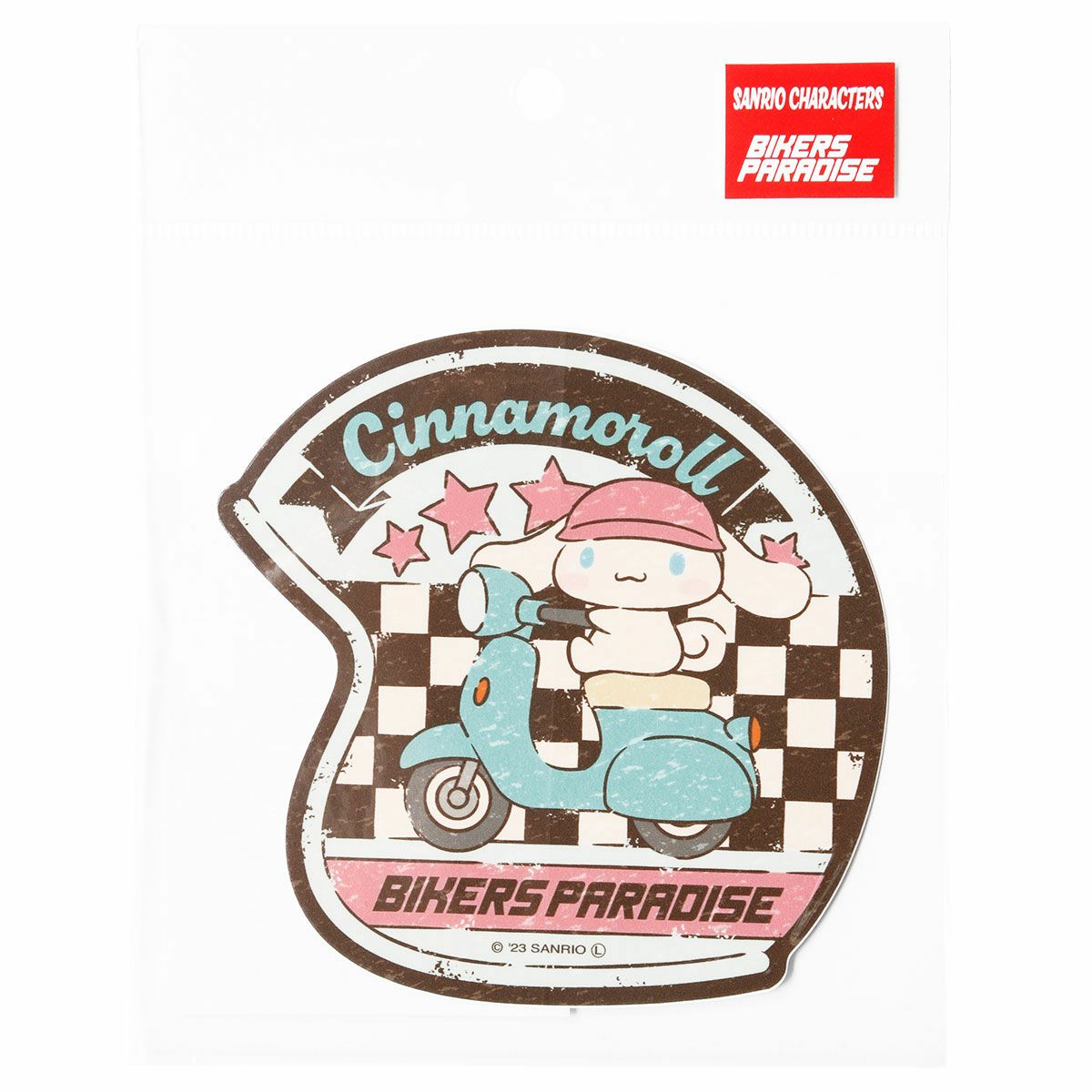 サンリオ｜ヘルメット型ステッカーL｜ステッカー｜シナモロール