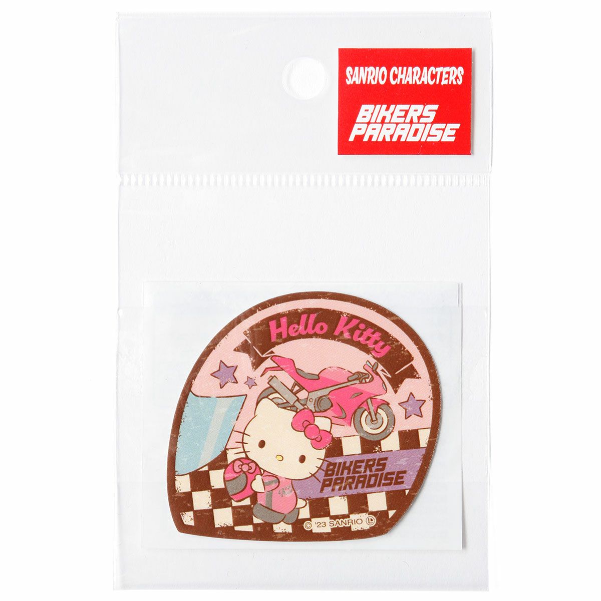 サンリオ｜ヘルメット型ステッカーS｜ステッカー｜ハローキティ