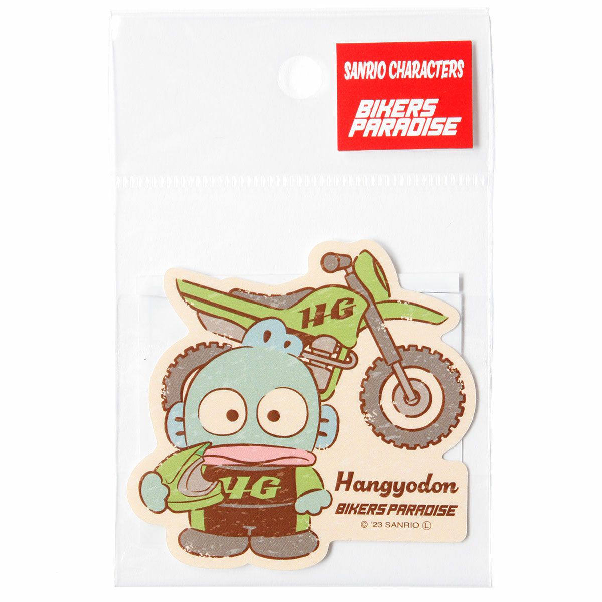 サンリオ｜ライダー型ステッカーS｜ステッカー｜ハンギョドン