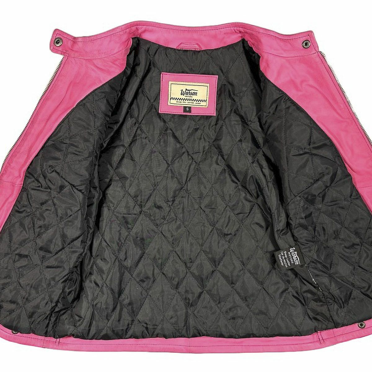 Warson Motors｜グランプリ レザー ジャケット レディ｜アウター｜ダーティーピンク