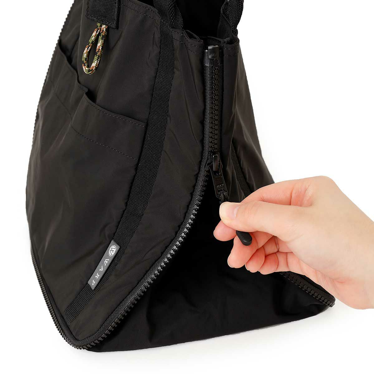 WARP｜トランスフォーム ミニ トートバッグ｜トートバッグ｜ブラック