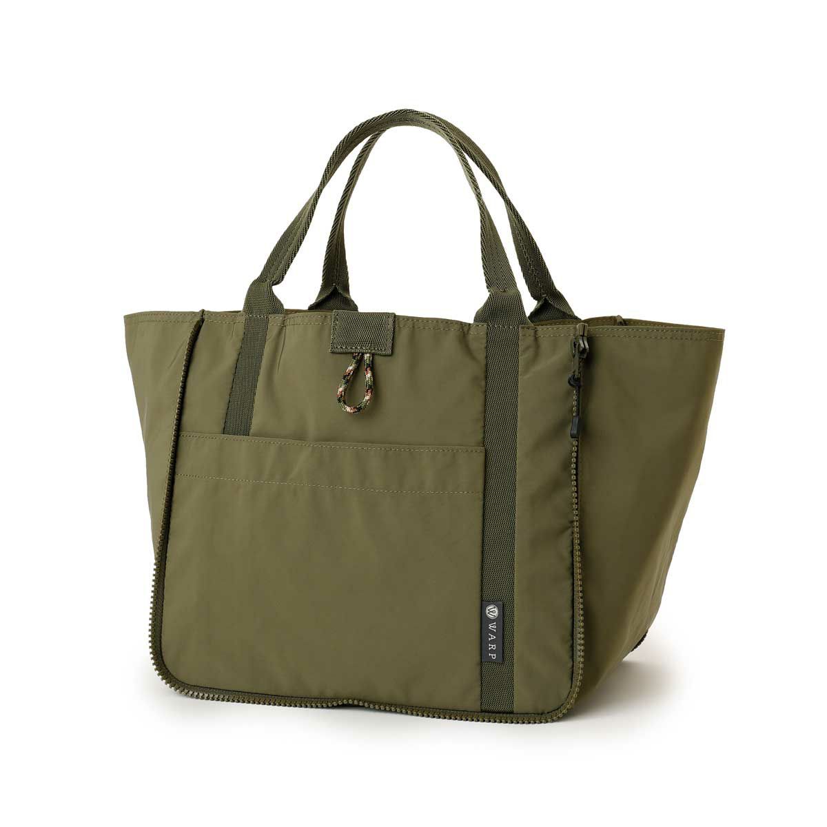 WARP｜トランスフォーム ミニ トートバッグ｜トートバッグ｜カーキ